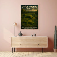Effigy Mounds Of Iowa Poster