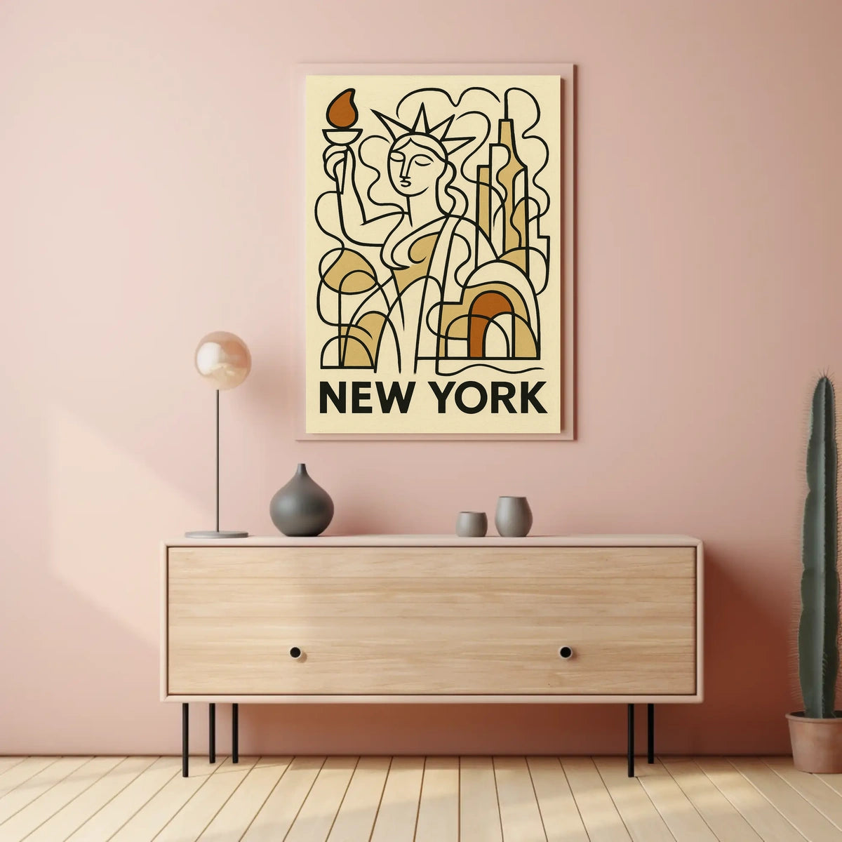 New York Art Deco Poster