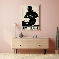 Jim Thorpe Athletic Icon Poster