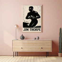 Jim Thorpe Athletic Icon Poster