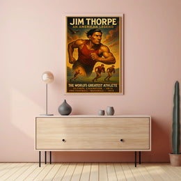 Jim Thorpe The Worlds Greatest Athlete Jim Thorpe Poster