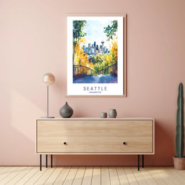 Seattle Skyline Poster PosterGoat