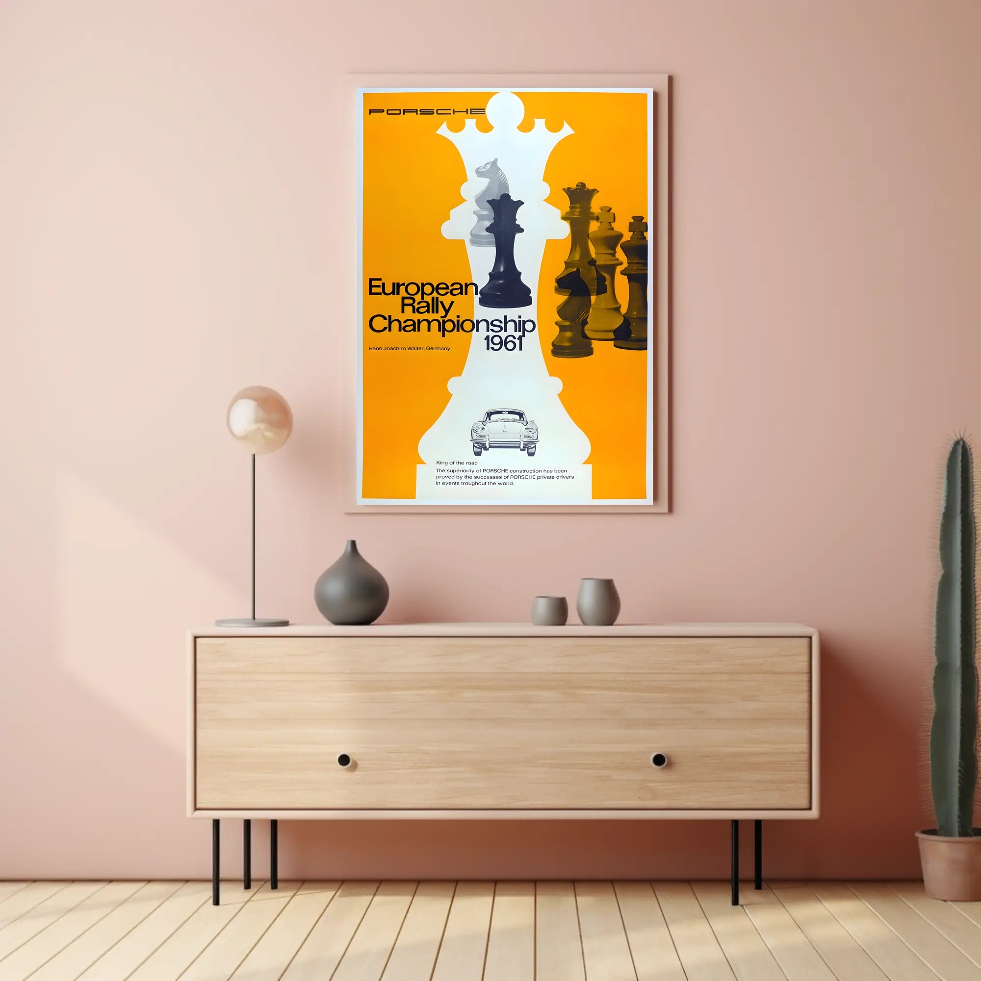 European Rally Championship 1961 Poster