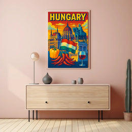 Vibrant Hungary Poster
