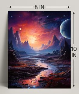 Celestial Landscape Poster PosterGoat