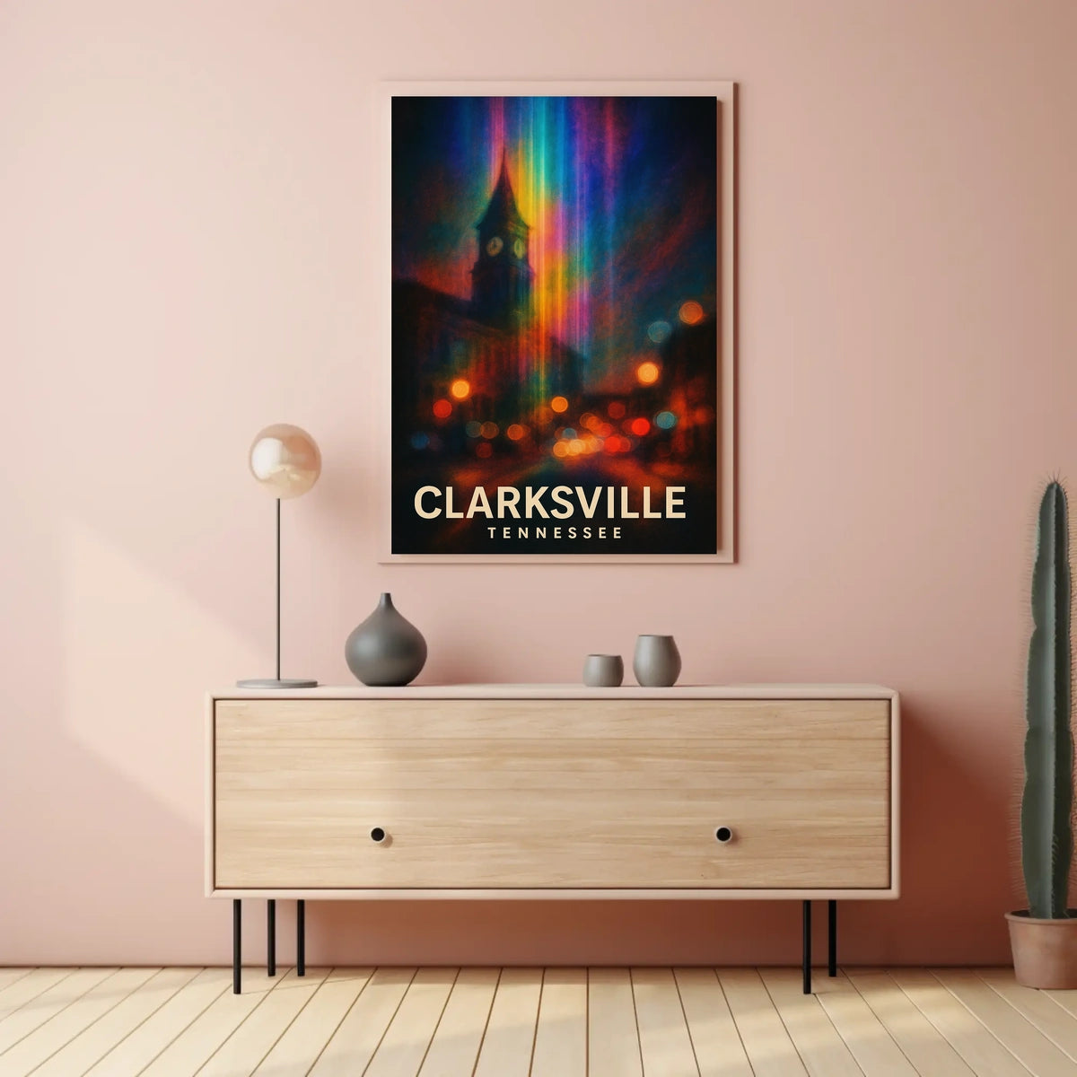 Clarksville Tennessee Travel Photography Realism Poster