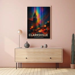 Clarksville Tennessee Travel Photography Realism Poster
