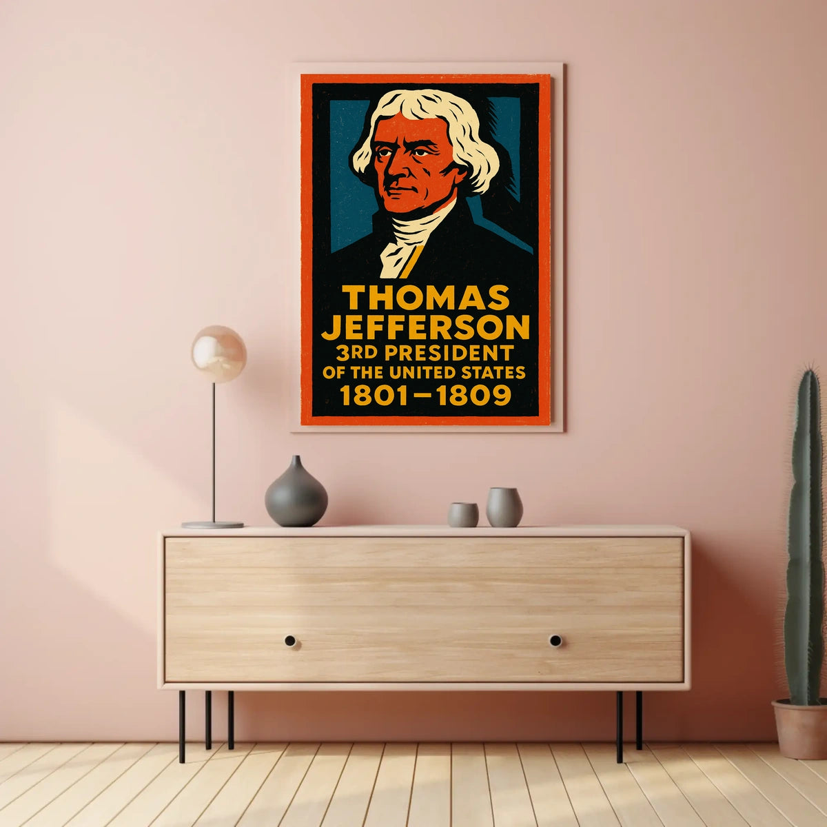 Thomas Jefferson 3rd President Poster