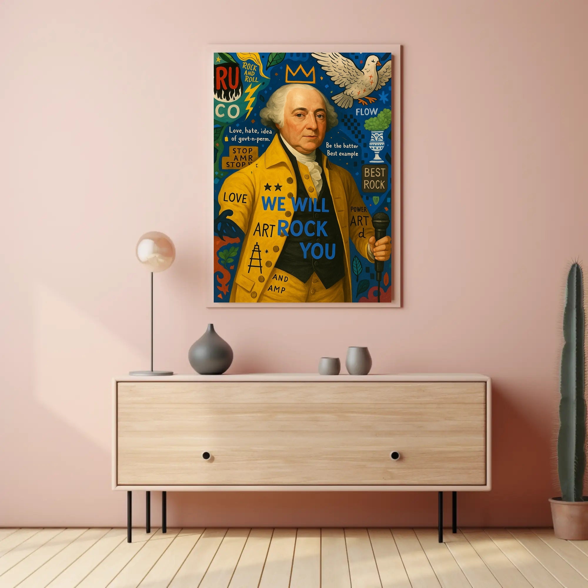 18th Century Rock Fusion Art for Modern Spaces