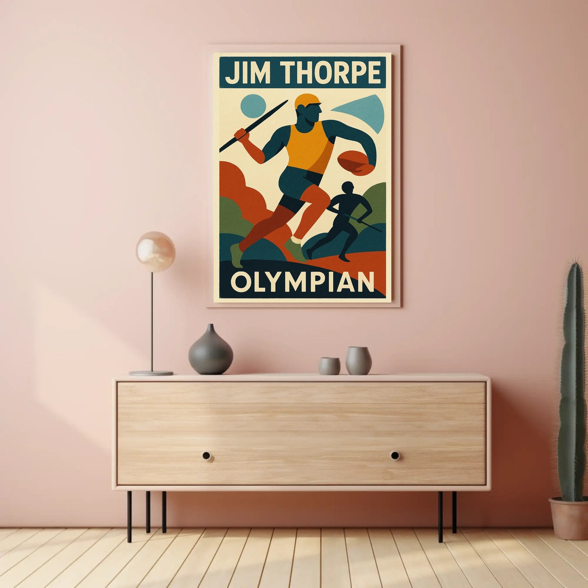 Jim Thorpe Olympian Poster
