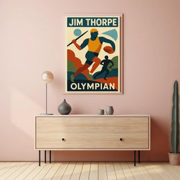 Jim Thorpe Olympian Poster