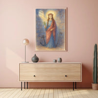 St. Philomena Watercolor Sacred Art Print Poster
