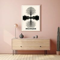 Michigan Reflection Poster