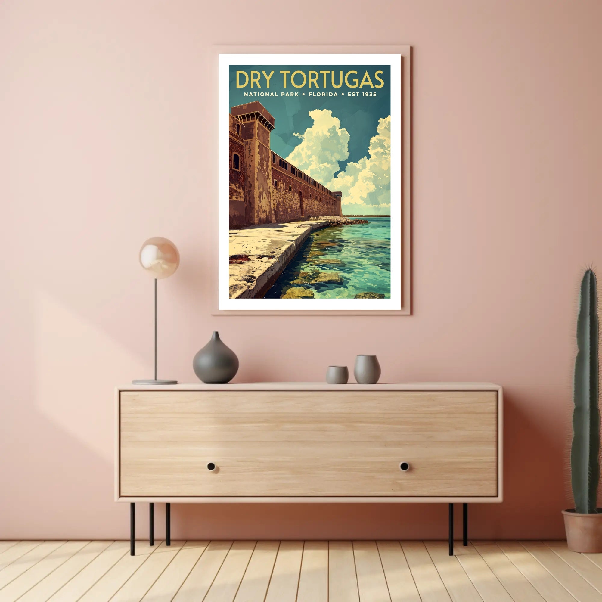 Dry Tortugas National Park Scenic Travel Poster
