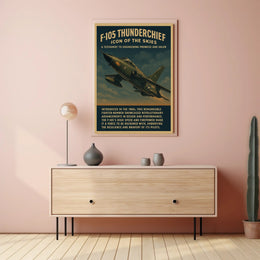 F-105 Thunderchief Icon of the Skies Poster PosterGoat