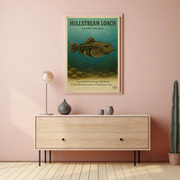 Hillstream Loach Sewellia Lineolata Poster