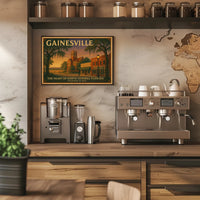 Gainesville Heritage Wall Art Print Decor