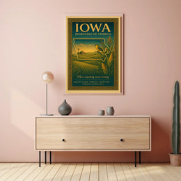 Iowa Heartland Of America Poster