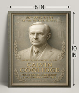 Calvin Coolidge 30th President Poster PosterGoat