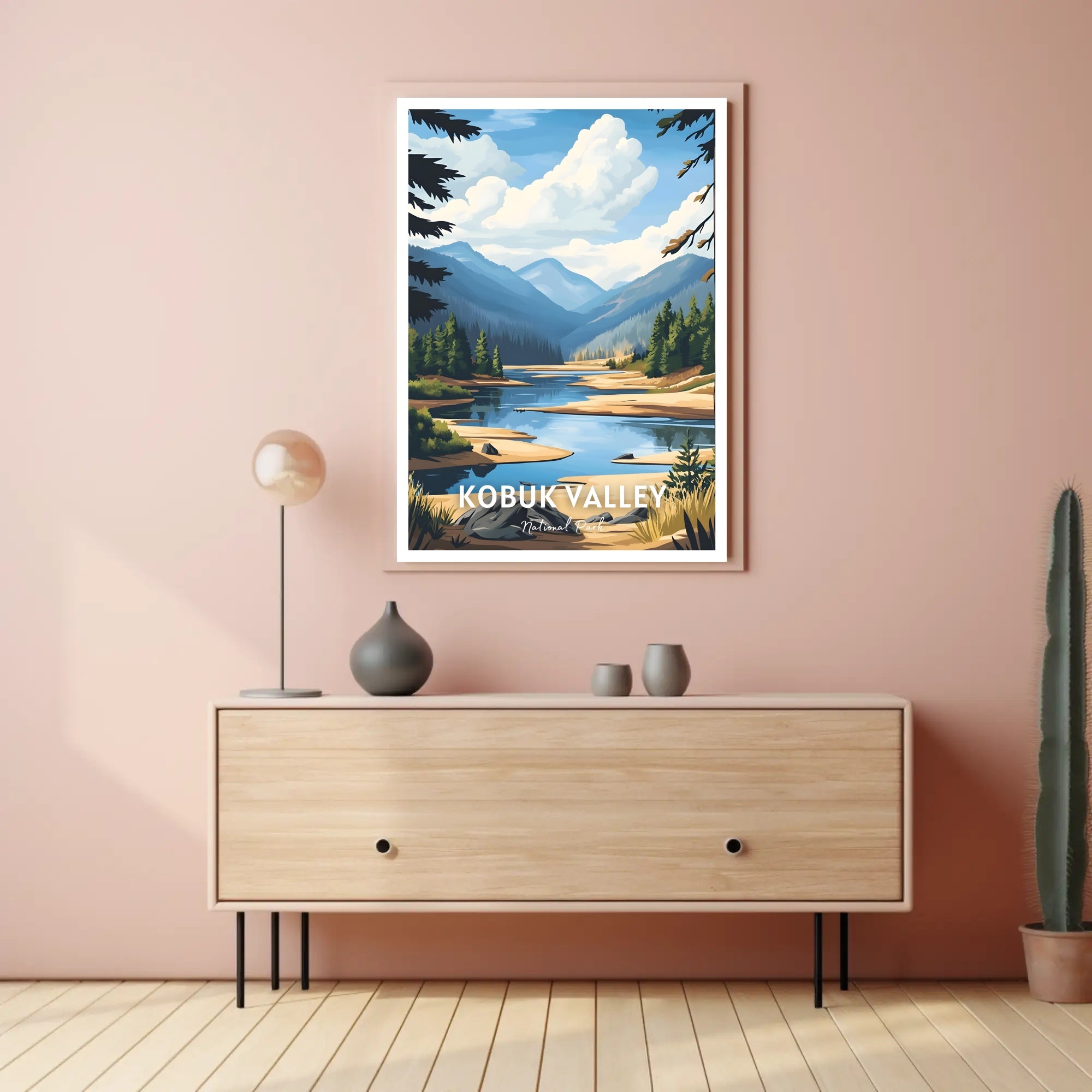 Kobuk Valley National Park Scenic Poster