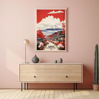 Traditional Aomori Scene Japanese Travel Poster