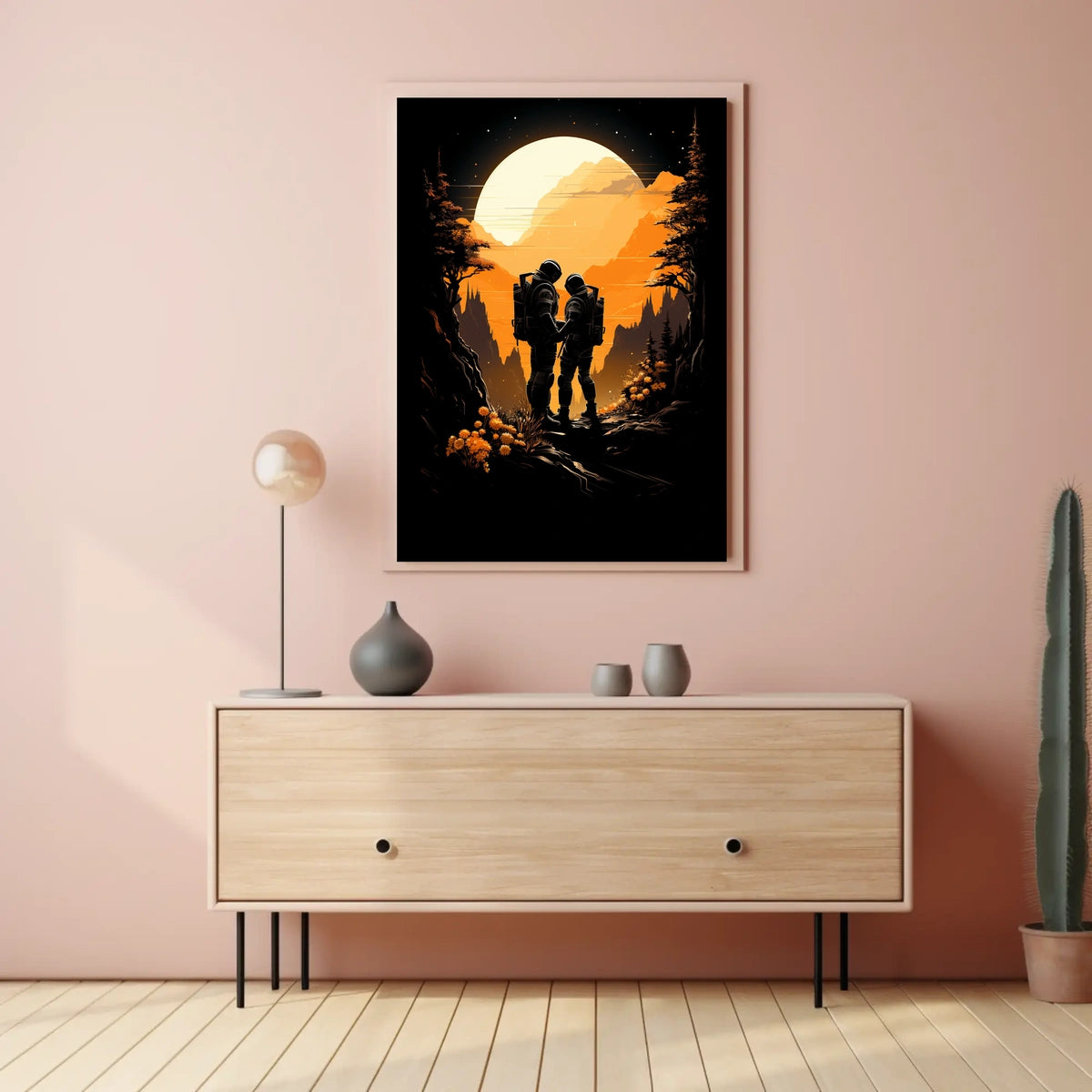 Cosmic Companions Poster