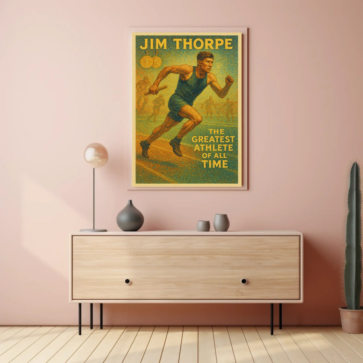 Jim Thorpe The Ultimate Athlete Jim Thorpe Poster