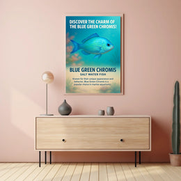 Discover The Charm Of The Blue Green Poster