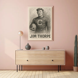 Jim Thorpe Athletic Legend Poster