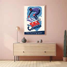Ski Colorado Poster