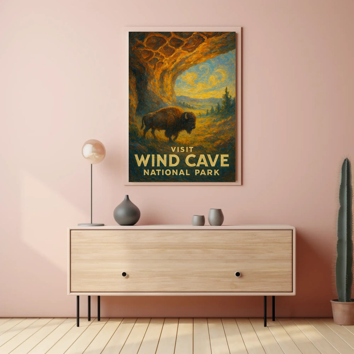 Visit Wind Cave National Park Poster