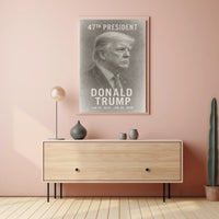 Legacy Leadership Donald Trump Portrait Realism Poster