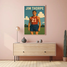Jim Thorpe Athletic Legend Poster