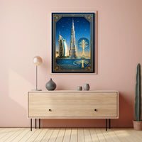 Architectural Wonders of Dubai Poster