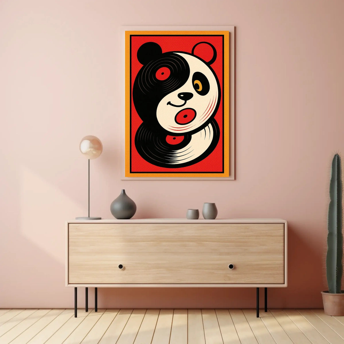 Vinyl Panda Poster