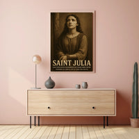 Saint Julia Patroness Of Corsica Poster
