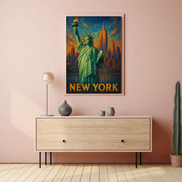 New York Cityscape Poster