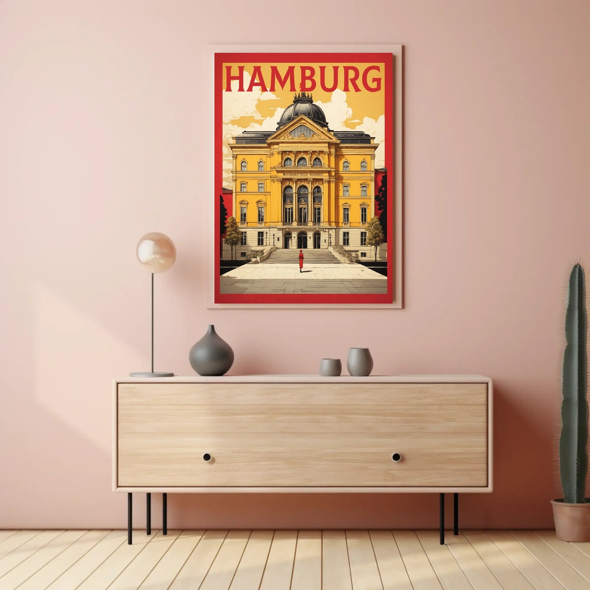 Hamburg Architectural Elegance Poster