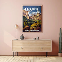 Yosemite National Park Adventure View National Park Poster