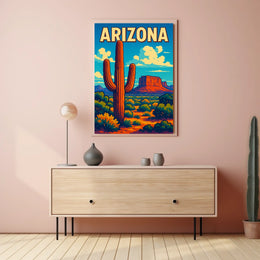 Arizona Desert Landscape Poster