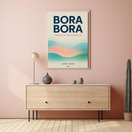 Bora Bora Travel Poster PosterGoat