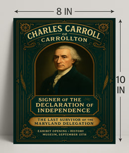 Charles Carroll of Carrollton Signer of the Declaration of Independence Poster PosterGoat