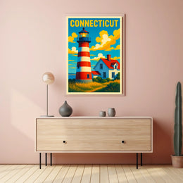 Connecticut Lighthouse Poster