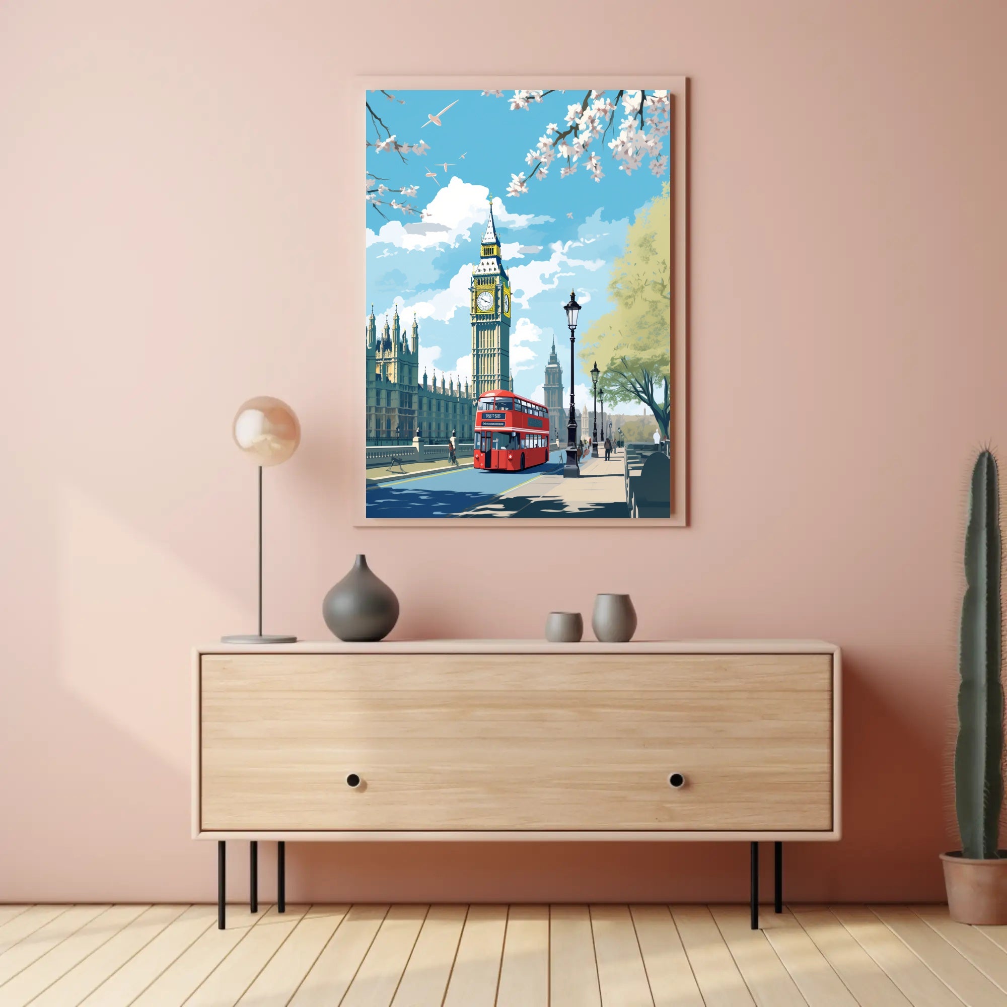 London In Springtime Poster
