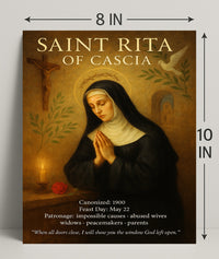 Saint Rita of Cascia Poster PosterGoat