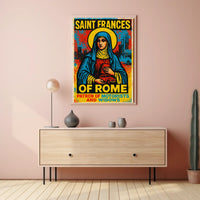 Saint Frances Of Rome Patron Of Poster