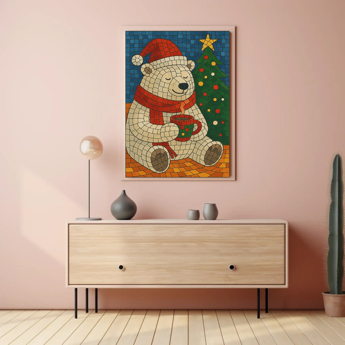 Polar Bear North Pole Poster