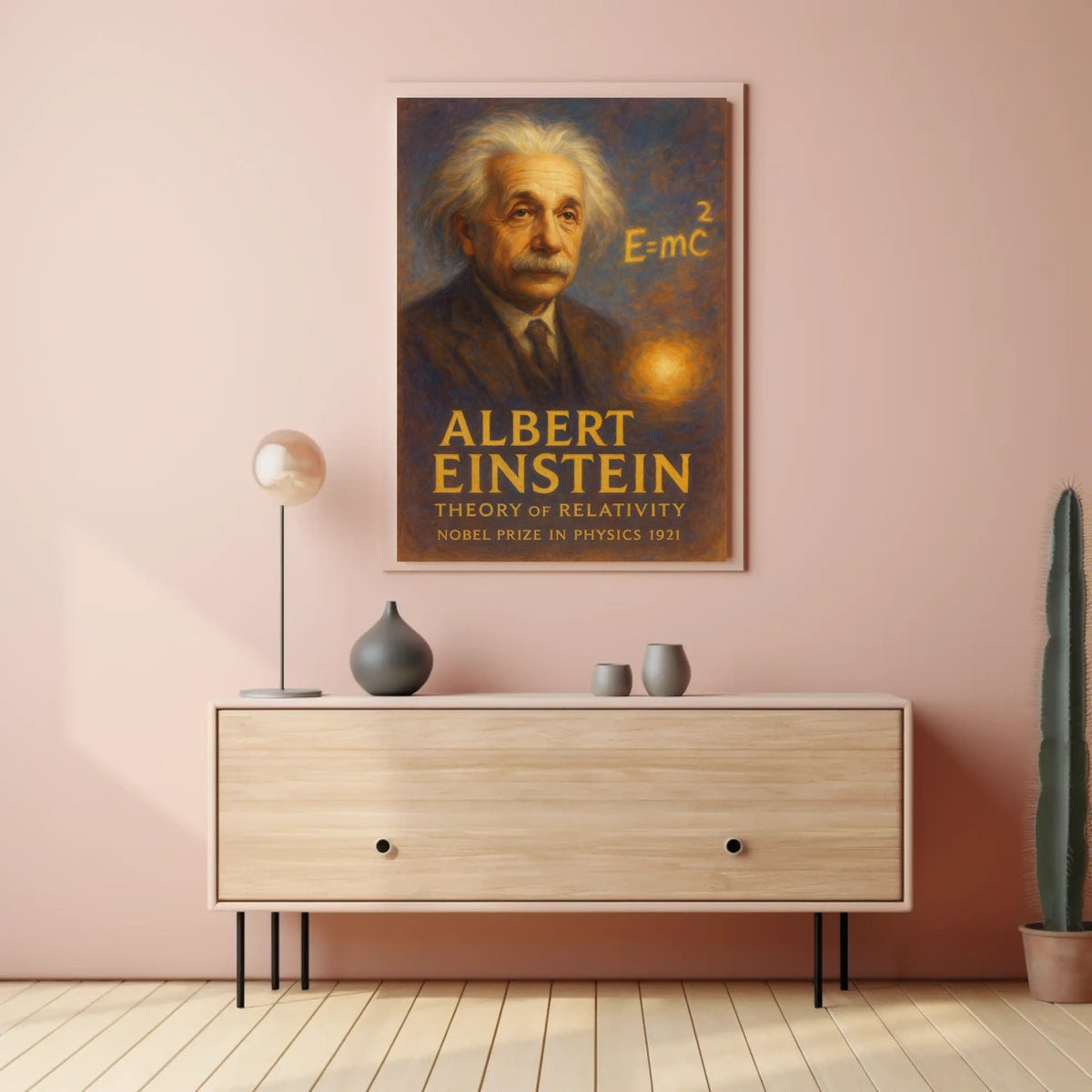 Albert Einstein Theory Of Relativity Poster