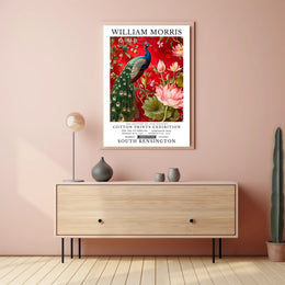 The Artistry of William Morris Cotton Prints Exhibition Poster