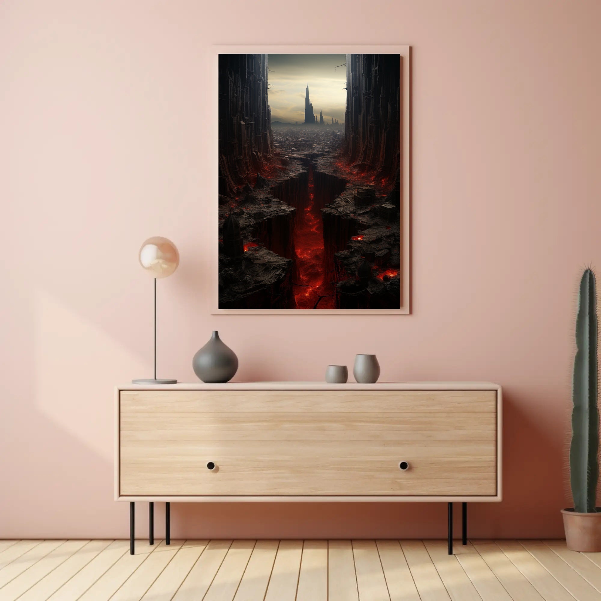 The Abyssal Cityscape Poster
